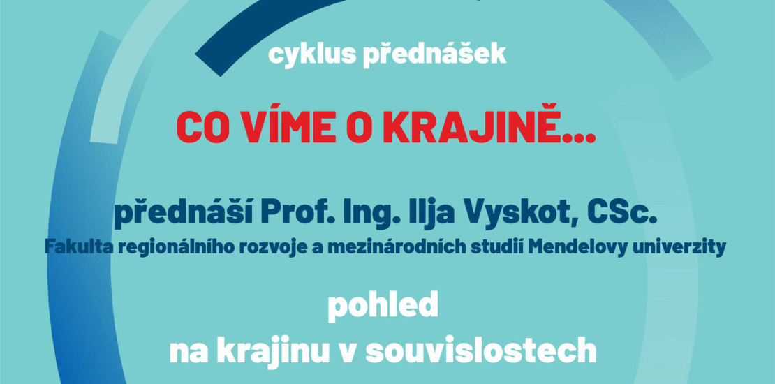 Co víme o krajině... přednáškový cyklus