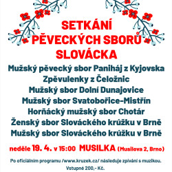 SETKÁNÍ PĚVECKÝCH SBORŮ